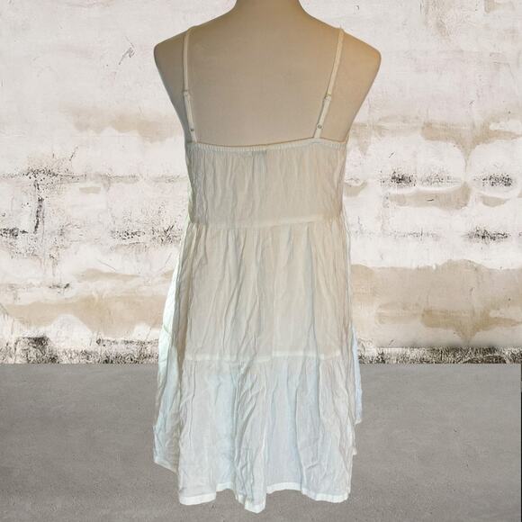 Nordstrom NWOT Girls White Tiered Cover-Up Dress-Size XL (14/16) - Picture 5 of 7